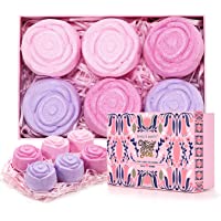 Body &amp- Earth Set de Bombas de Baño de 6 Piezas- Bolas de Baño a Rosa- Set de Regalo de Spa- Regalos Originales para…